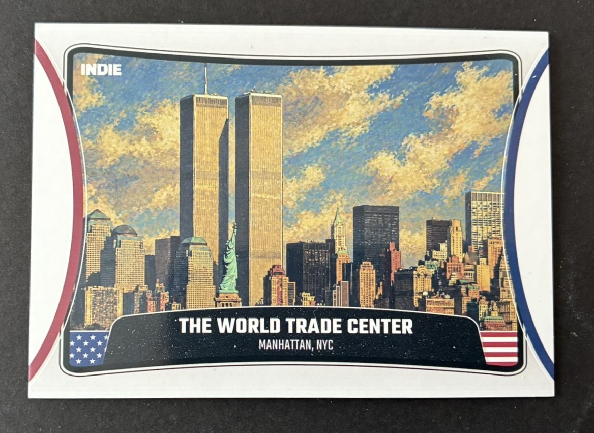 Twin Towers World Trade Center  INDIE Foundations of Freedom 2026 Collector Card