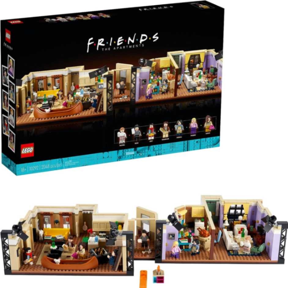 Display Case for LEGO® 10292 Icons The Friends Apartments