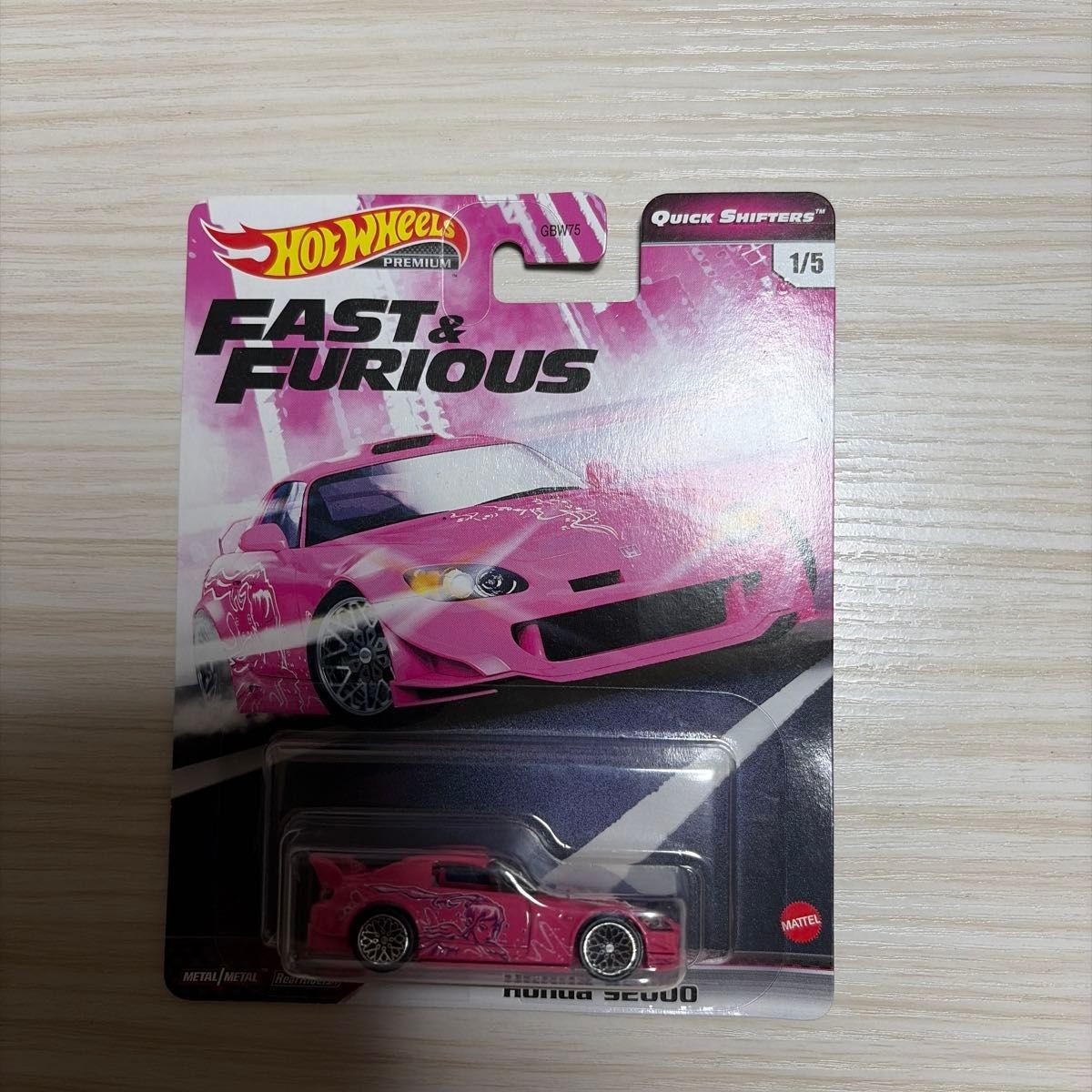 Hot Wheels Premium Fast and Furious Honda S2000 Pink New Unopened