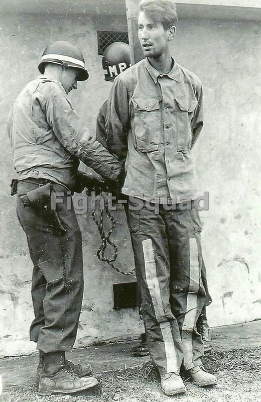 WW2 Picture Photo German Commando facing his fate after Battle of Bulge 3322