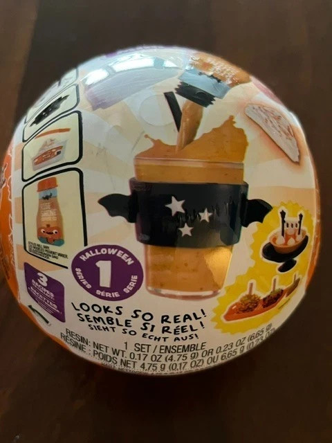 MGA\'s Make It Mini Miniverse Make It Mini Food Halloween Series 1 Pumpkin Latte