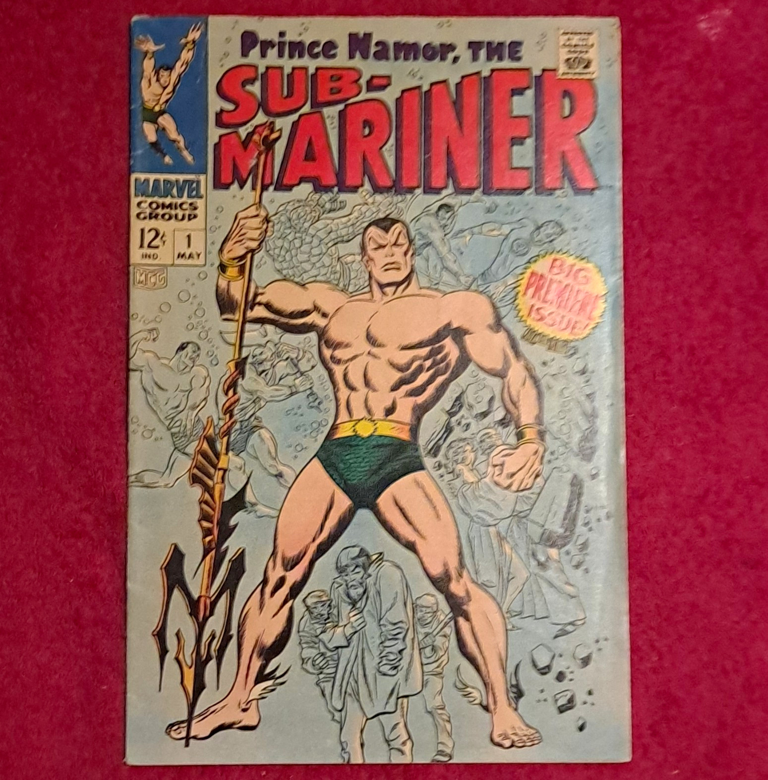 Marvel Comics Prince Namor the Sub-Mariner #1 1968 Silver Age Thomas Buscema