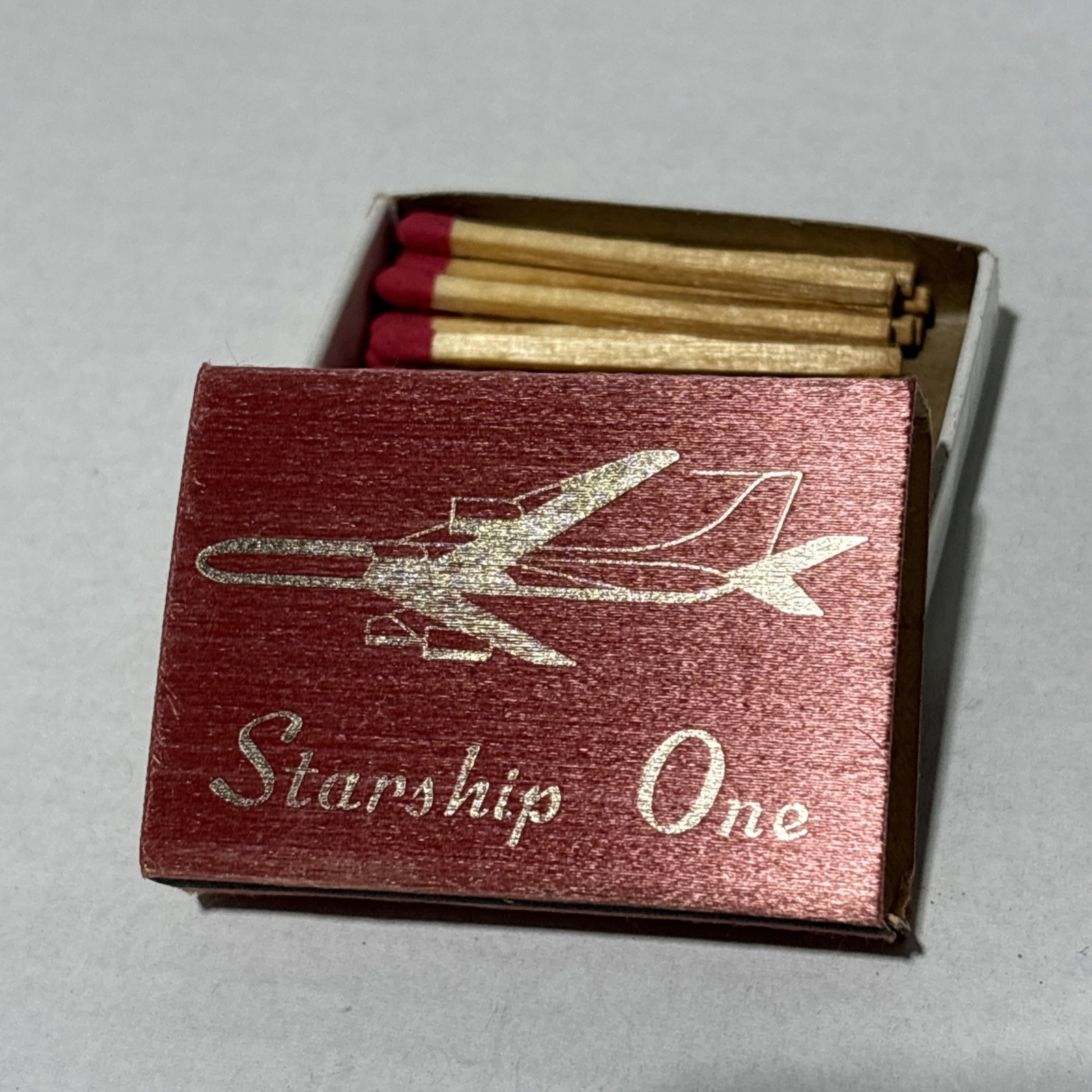 Vintage STARSHIP ONE Patti Sherman Matchbook Bobby Sherman Estate Boeing 720