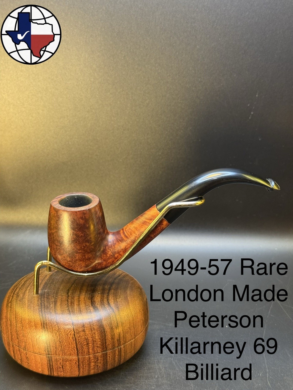 RARE 1949-57 “London Made” Peterson Killarney 69 Billiard Tobacco Pipe