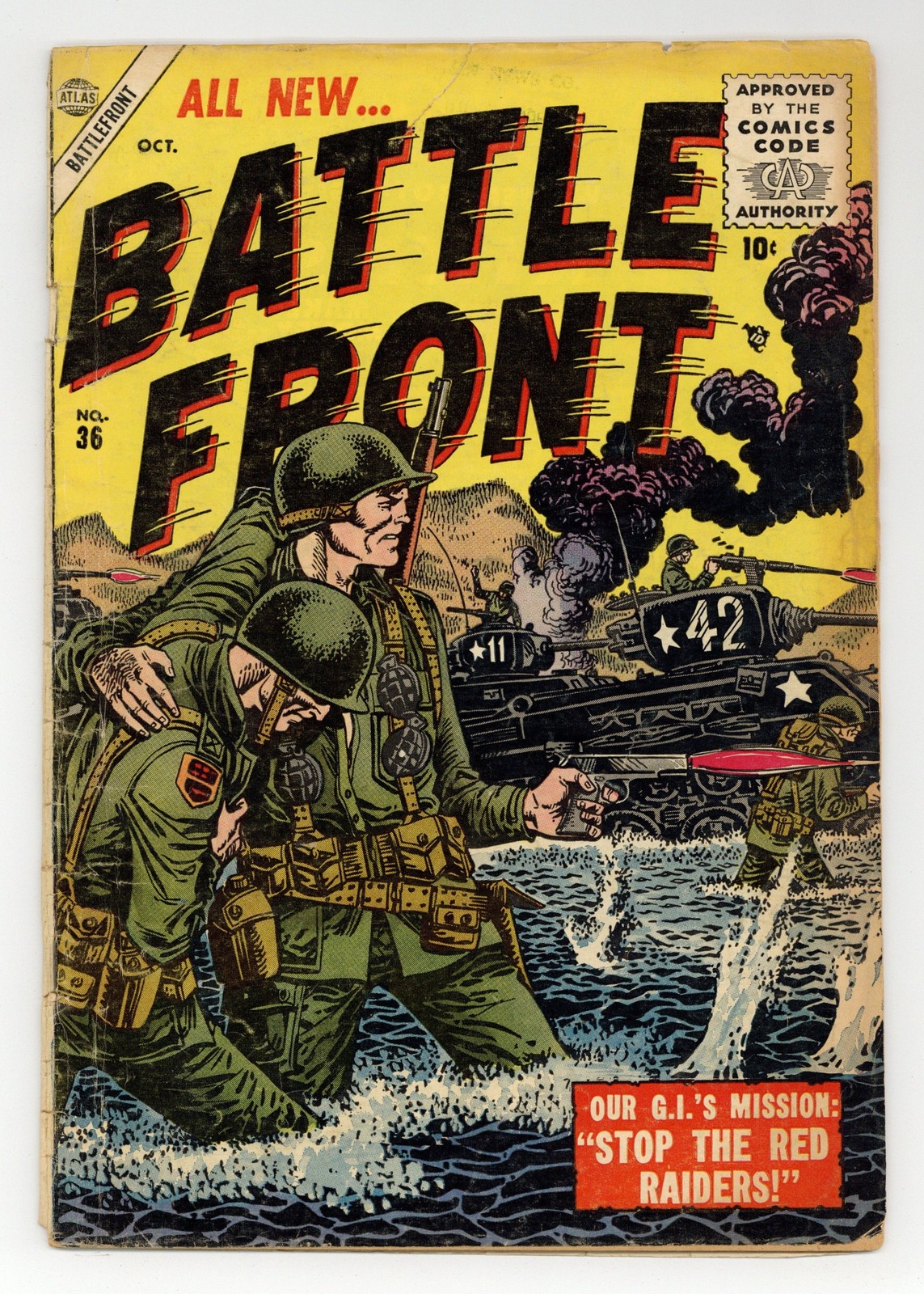 Battlefront #36 GD- 1.8 1955
