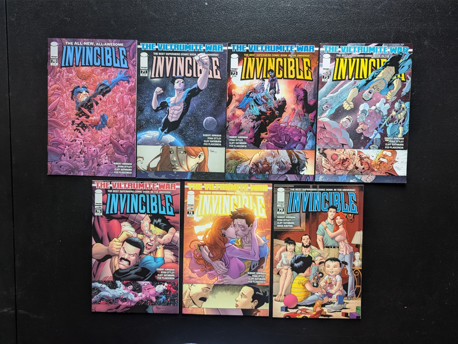 Invincible 70, 71, 73, 75,76,78,79 ~lot of 7~