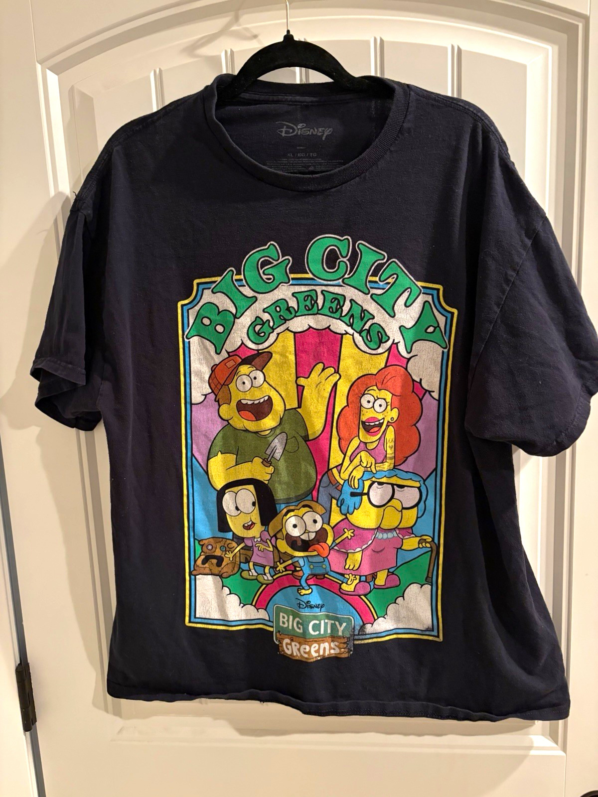 Disney Big City Greens Graphic T-Shirt Black Adult XL Disney Franchise