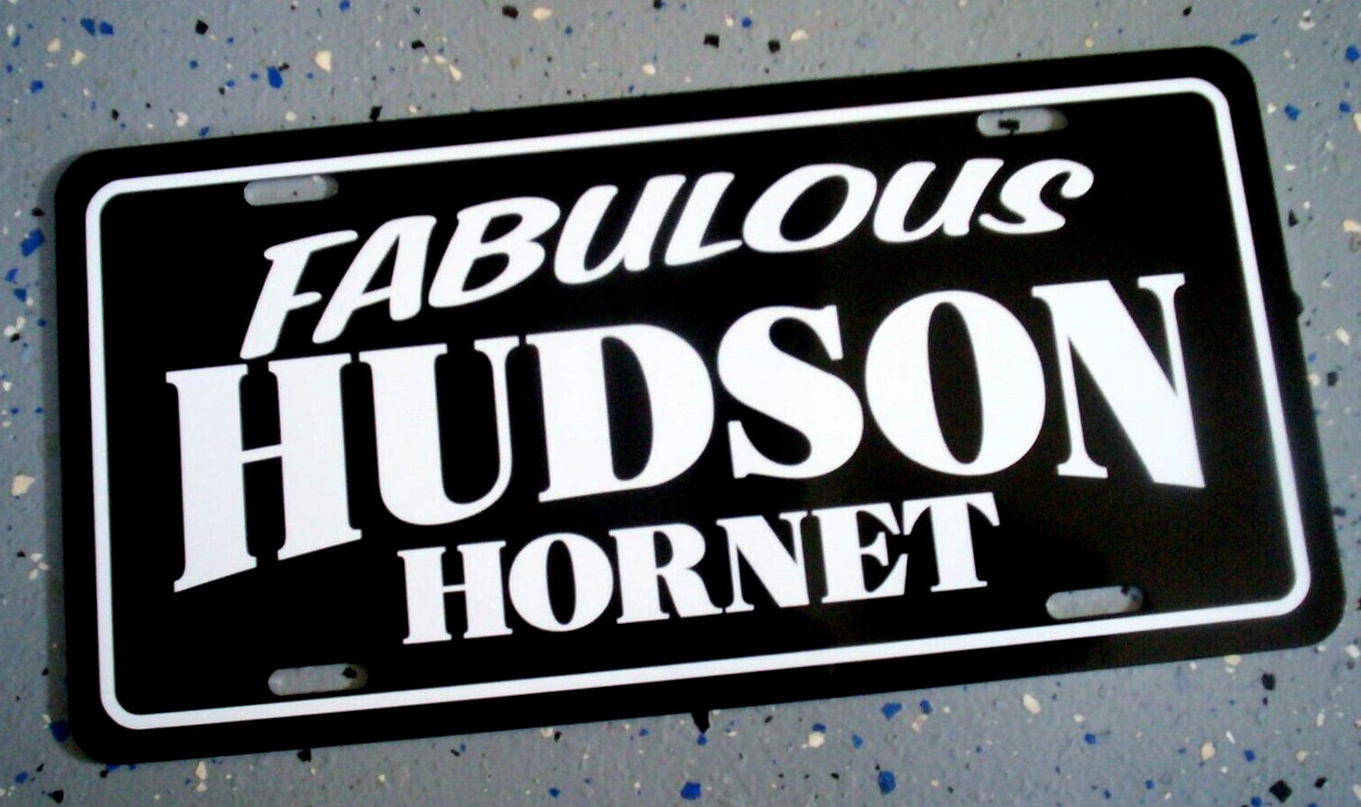 1951  1952  1953  1954  Fabulous Hudson Hornet  license plate car tag