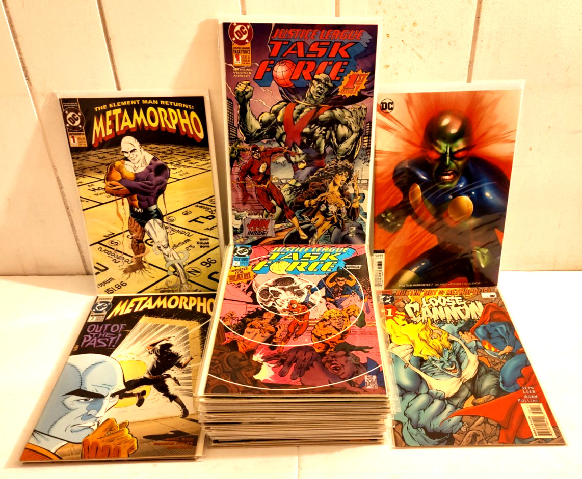 Justice League 💪Task Force Lot of 36 DC Comics🔥Metamorpho