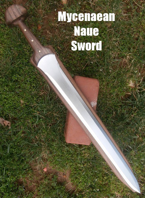 Custom Handmade Mycenaean Naue II Bronze-Age Sword Replica Gladius Short Sword 
