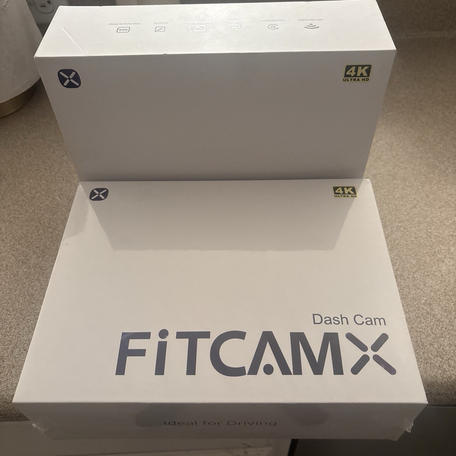 Fitcamx Front 4K+Rear 1080P Dash Cam Adapts for Toyota RAV4  2019-2021