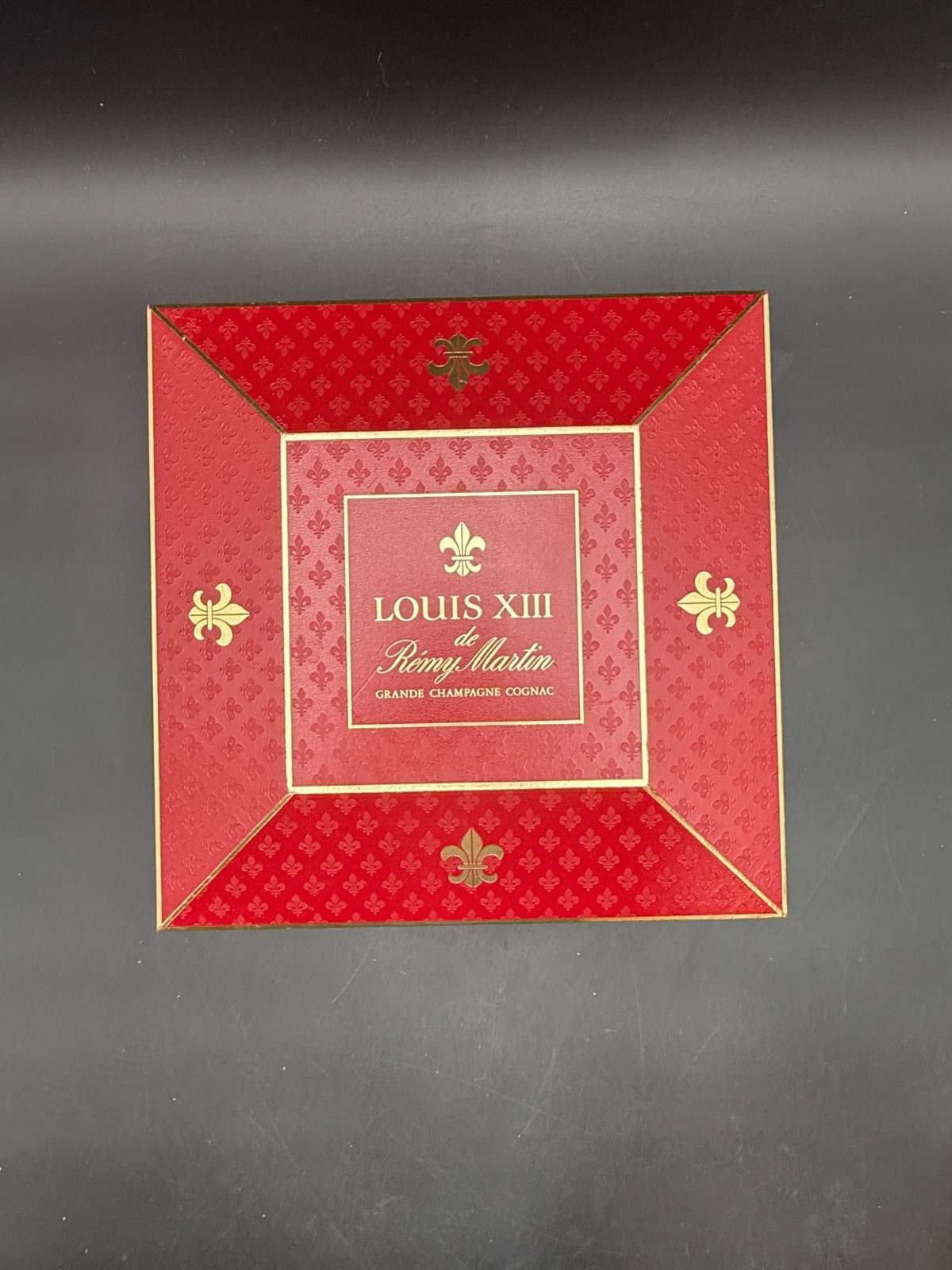 Vintage Louis XIII Remy Martin Cognac Red Presentation Box Casket Spain EMPTY