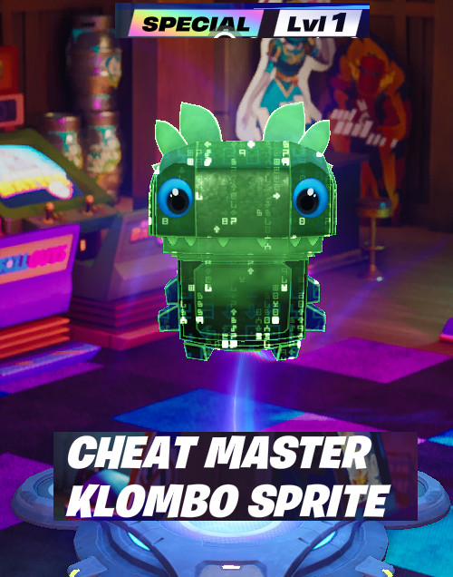 FN NEW Special Mythic CHEAT MASTER KLOMBO SPRITE Very Rare And In High Demand