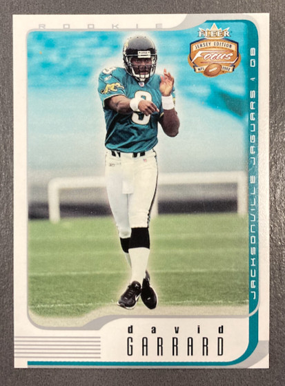 DAVID GARRARD 2002 FLEER FOCUS ROOKIE 364/1850