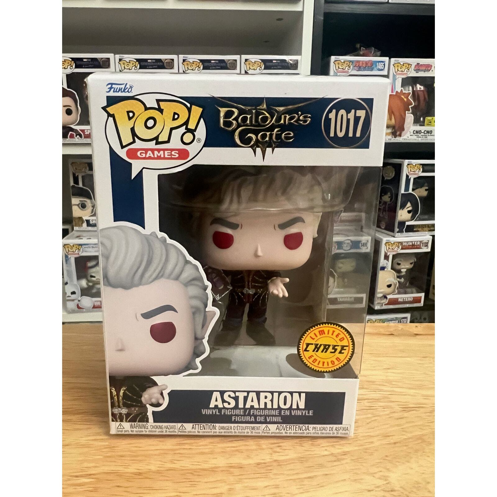 CHASE LIMITED EDITION Astarion Ancunín Baldur's Gate 3 Funko Pop #1017 Games