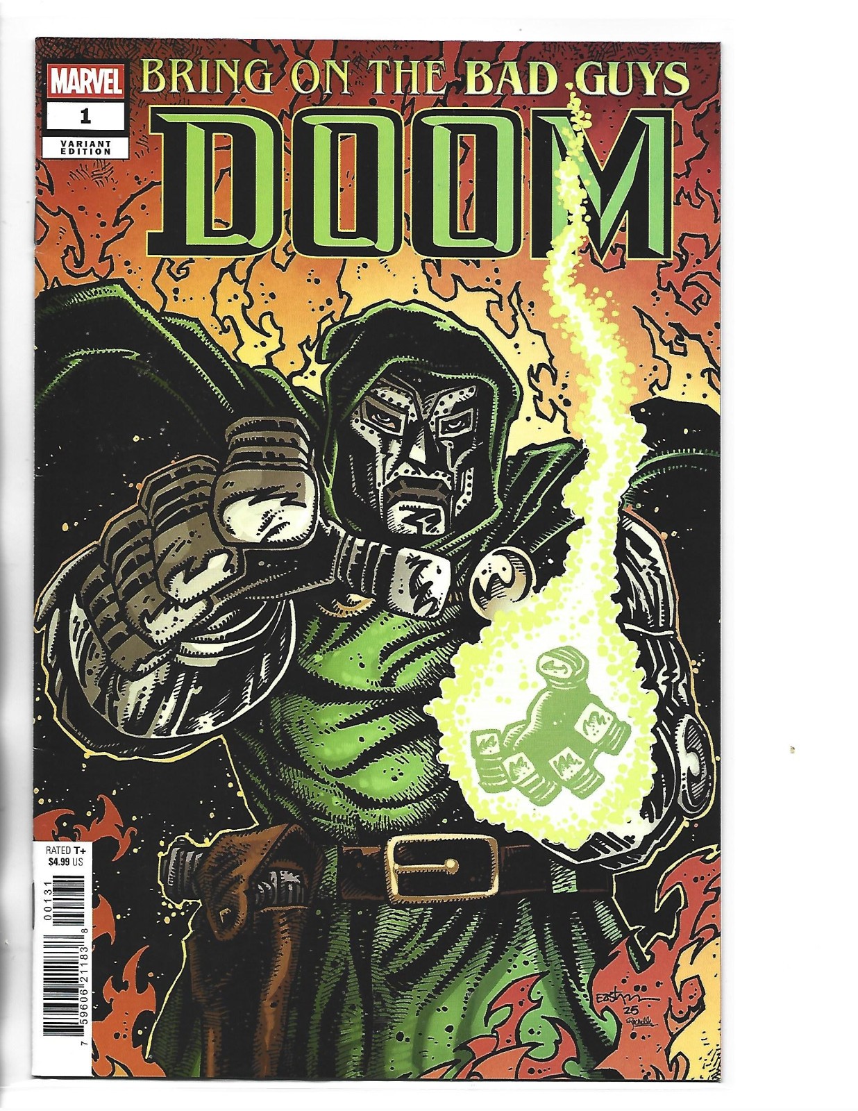 BRING ON THE BAD GUYS DOOM # 1 * KEVIN EASTMAN VARIANT * MARVEL COMICS