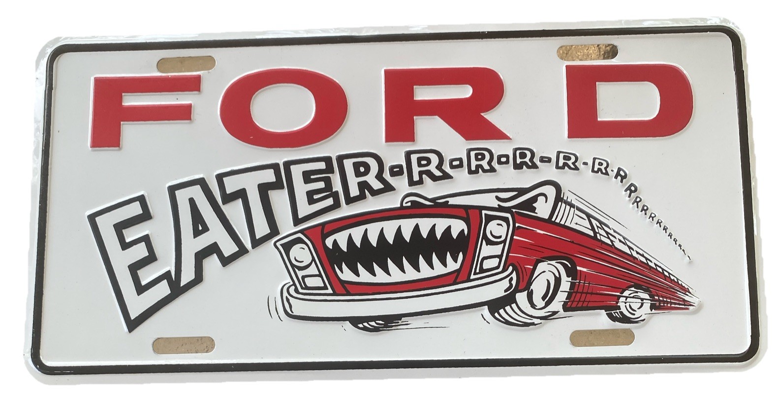 Vintage 1970s FORD EATER Vanity License Plate