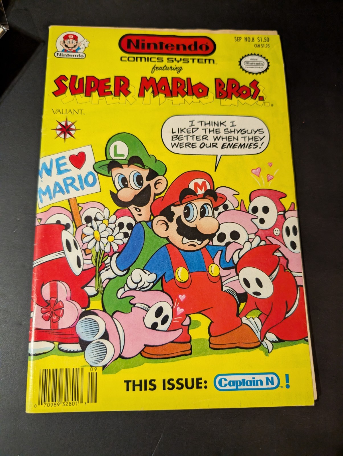 Valiant Nintendo Comics System Super Mario Bros. VTG 1990 #3 Comic Book