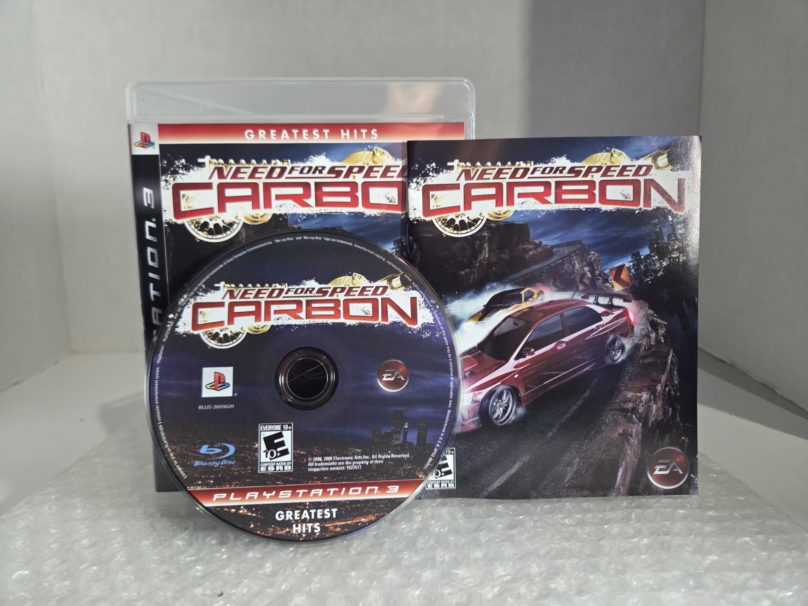 Need For Speed Carbon Sony PlayStation 3 PS3 Greatest Hits Complete CIB Tested 