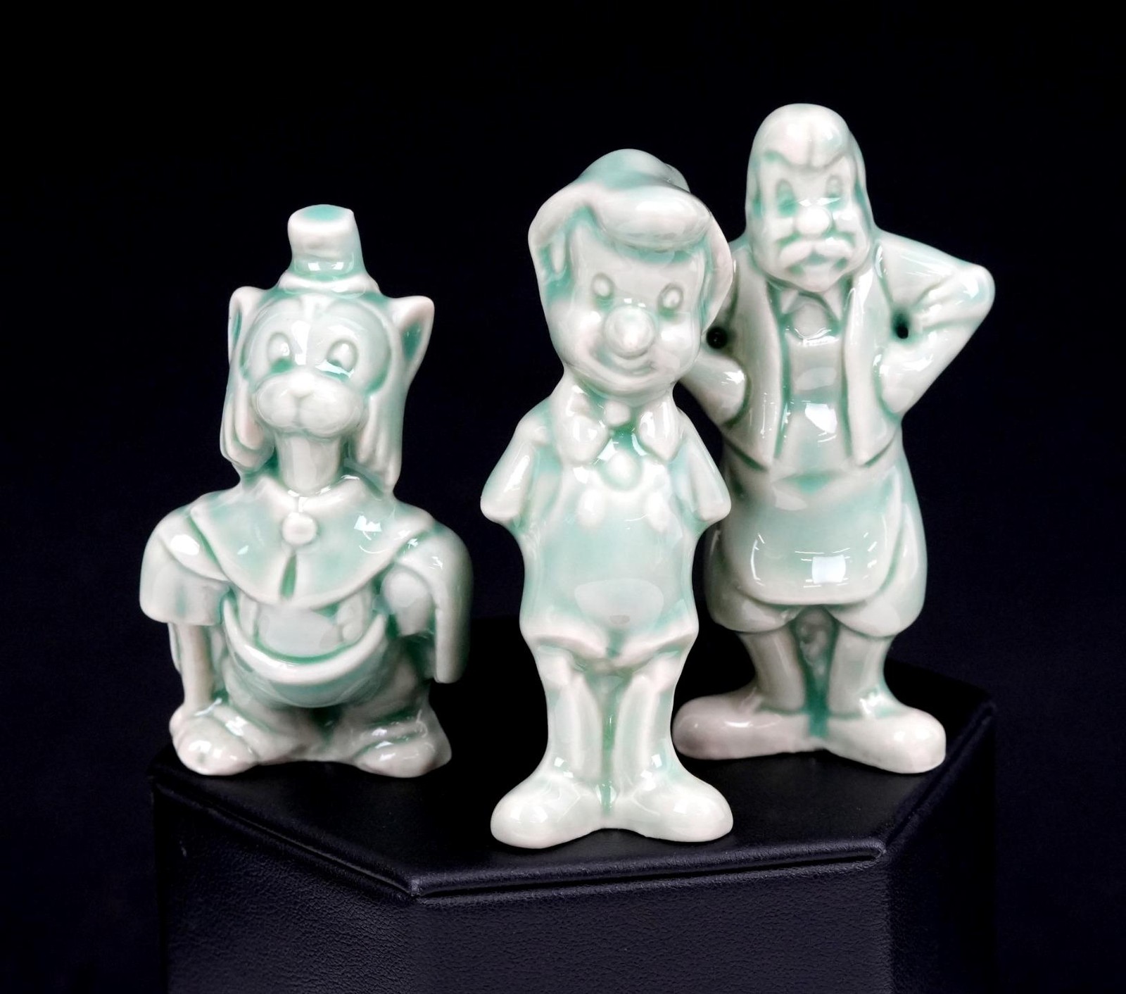 National Porcelain Disney Pinocchio Geppetto Gideon Celadon 3\