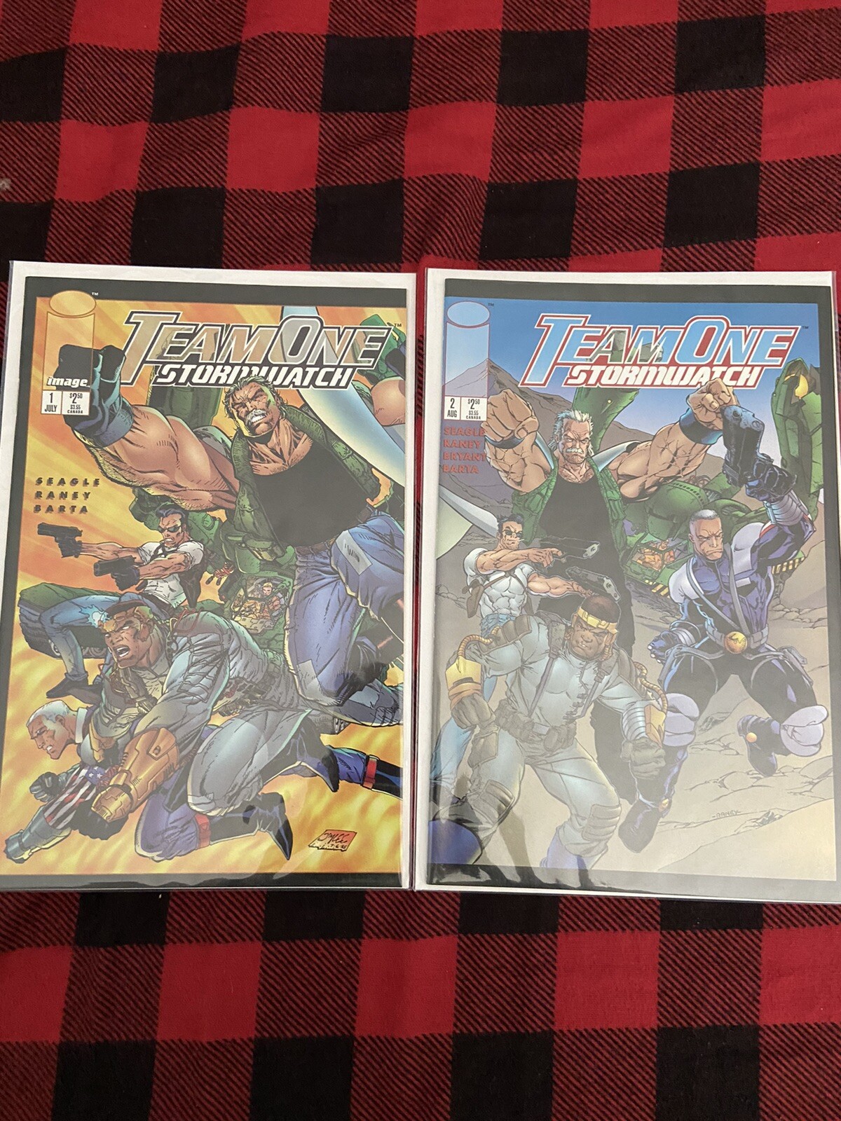Team One: Stormwatch #1-2 Complete Set (1995) Image Comics