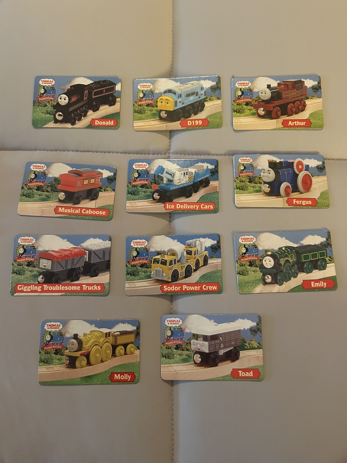 Learning Curve 2004-6 TRADING COLLECTOR CARDS THOMAS & FRIENDS Lot Of 11 Molly