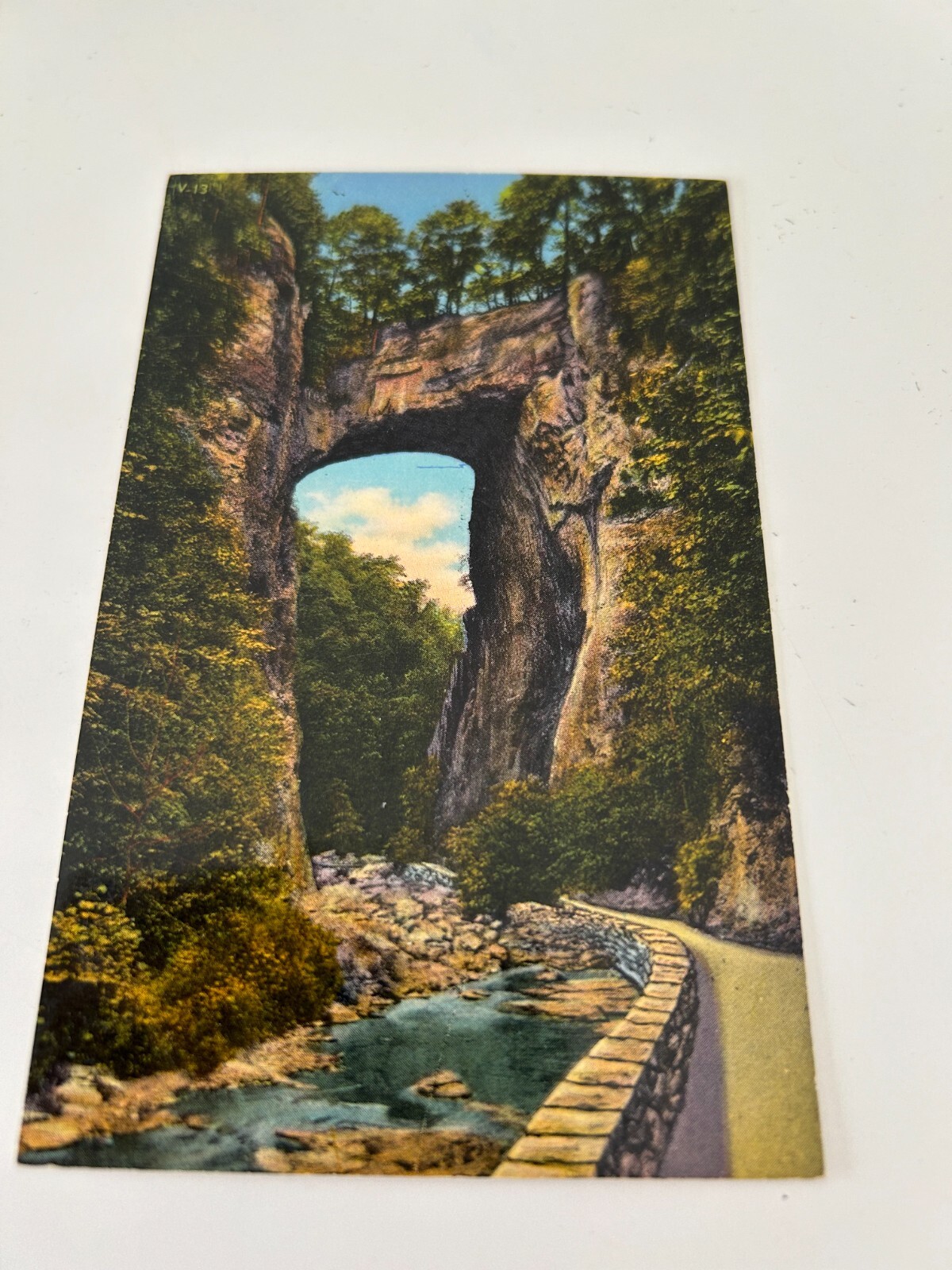 The Natural Bridge Virginia Postcard