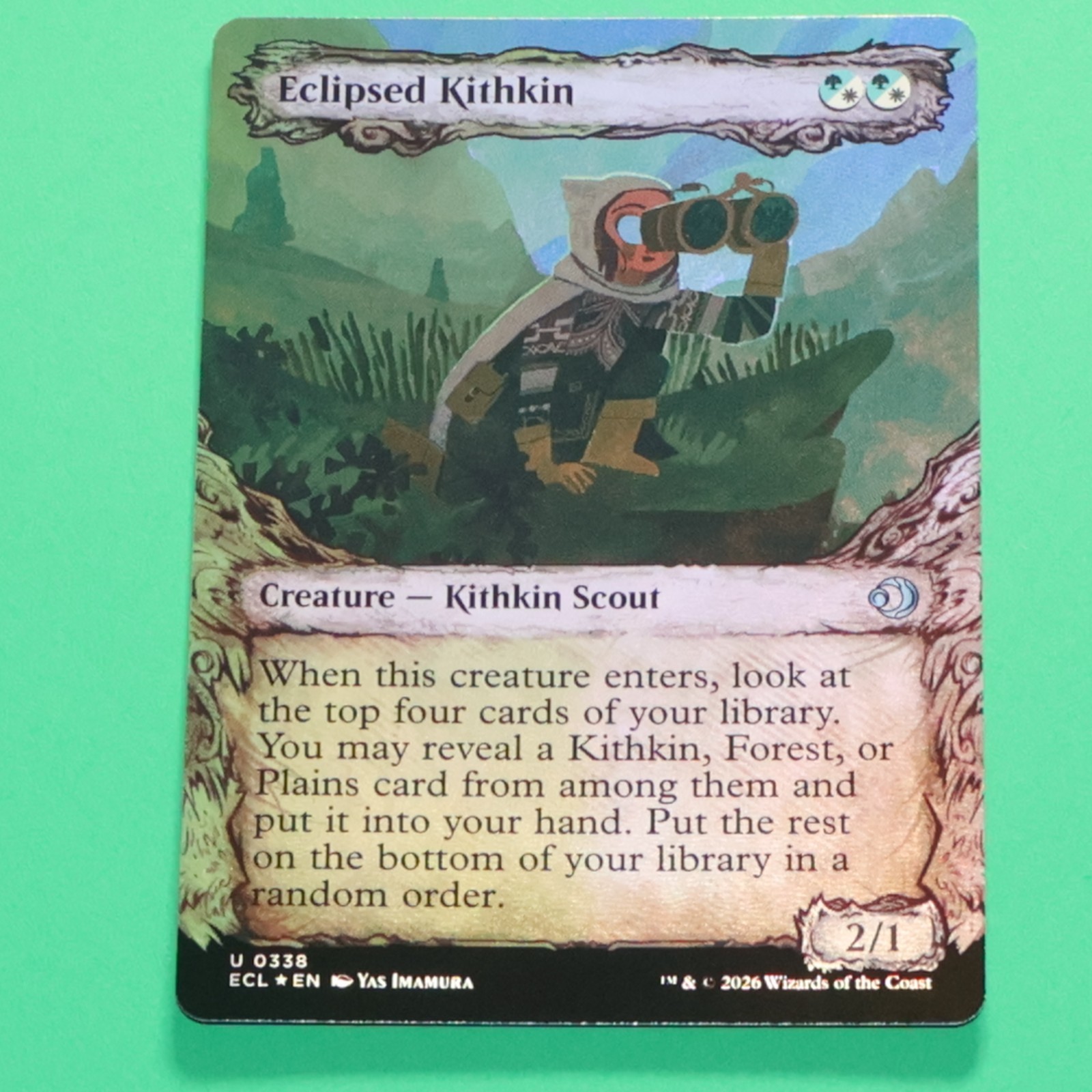 Eclipsed Kithkin FOIL 0338 Lorwyn Eclipsed MTG 338