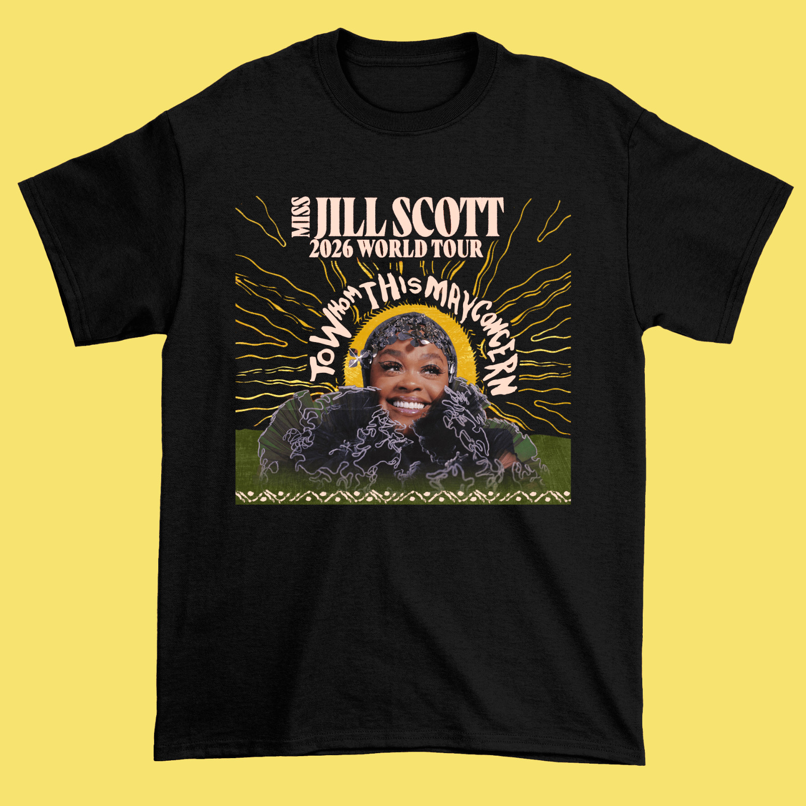 New Jill Scott Singer All size Gift Funny Shirt