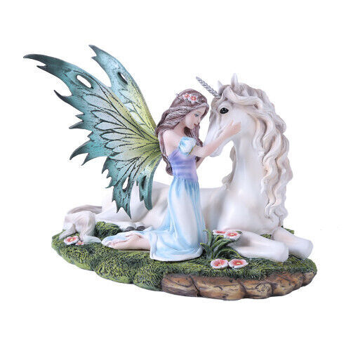 PT Pacific Giftware Fairy Princess with her Unicorn Figurine