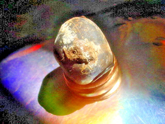 Prayer Jinn Healing Stone w Blak Hat Lama Dragon Dzambhala Jambhala Mt. Kailash