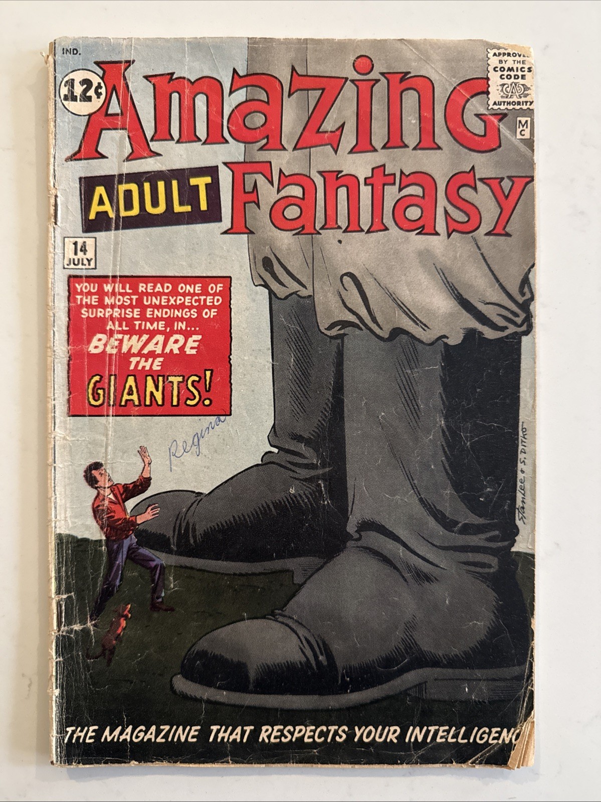 RARE Amazing Adult Fantasy #14. Professor X Prototype RARE PRE SPIDEY Comic