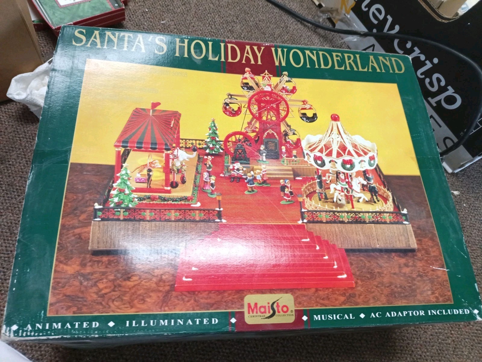 Vintage Maisto #63037 Santa\'s Holiday Wonderland Christmas Musical WORKING (CE) 