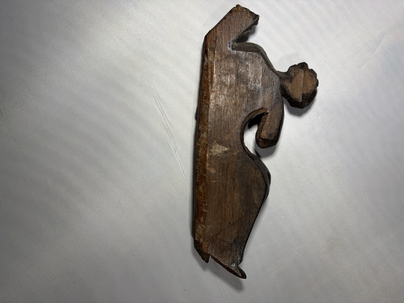 Antique Hand Carved Walnut Romanesque Adornment U.K. 1650.