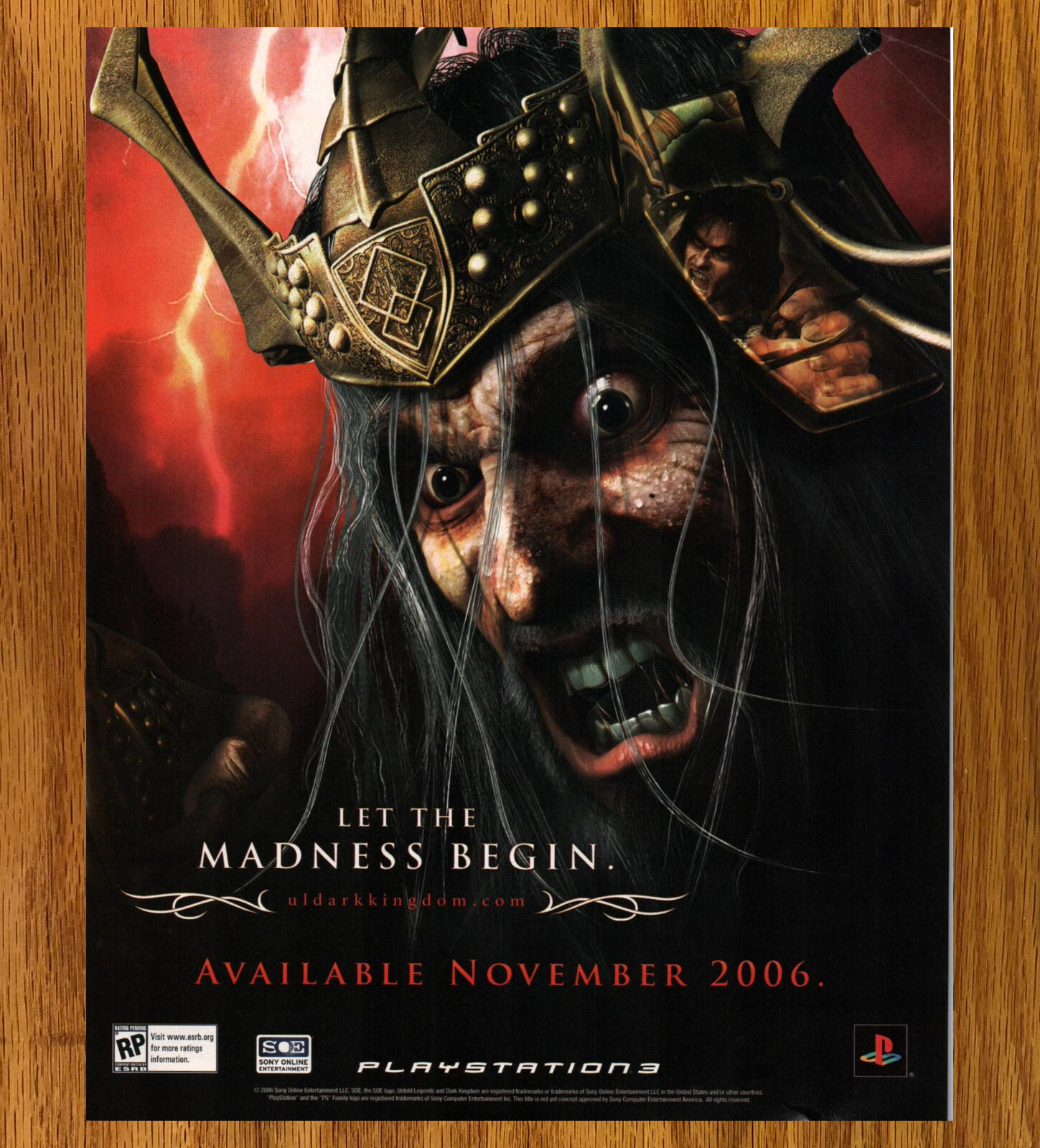 Untold Legends and Dark Kingdom - Video Game Print Ad Poster Promo Art 2006