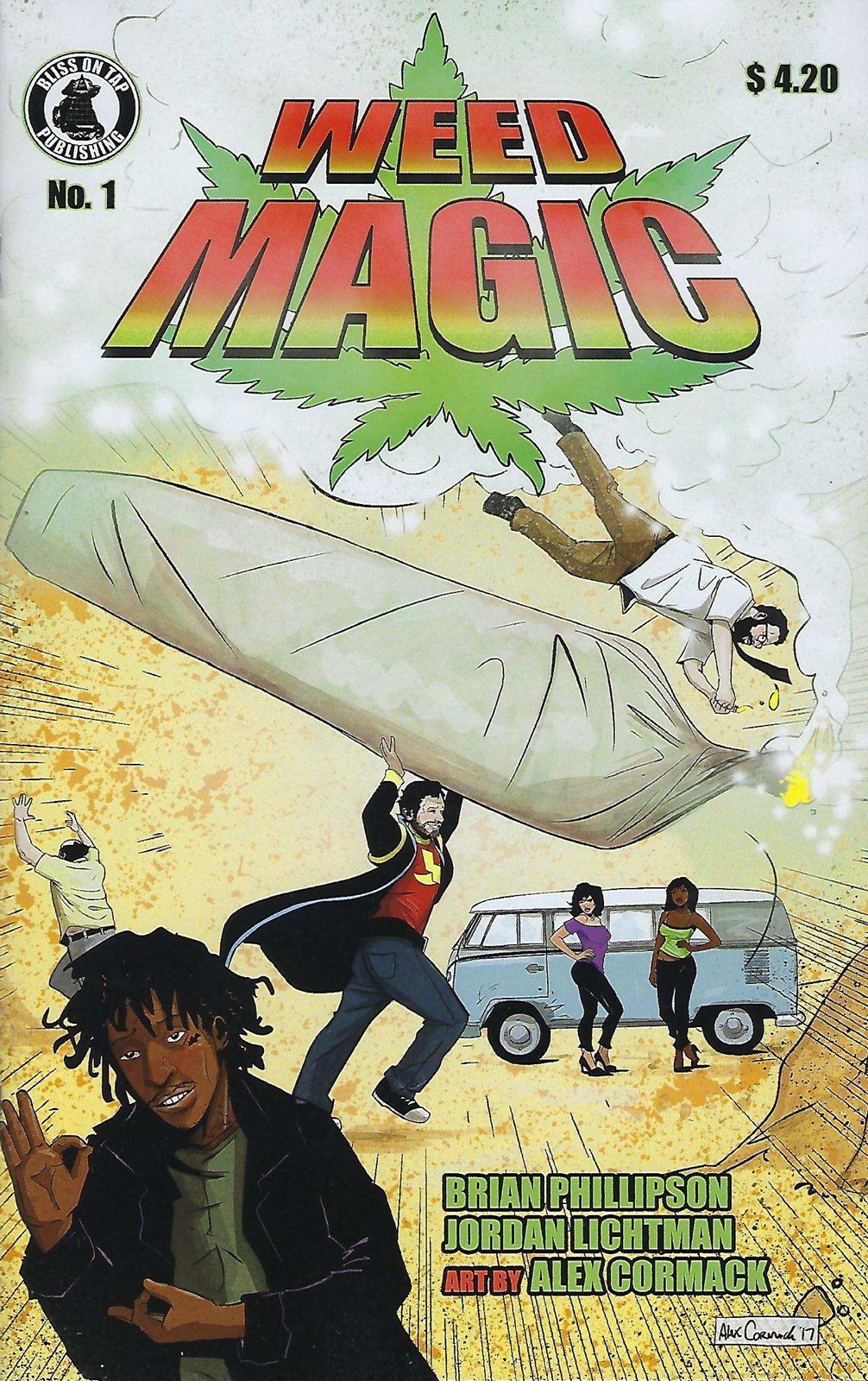 Weed Magic #1 VF; Bliss on Tap | Action Comics 1 Tribute - w/Bag+Board
