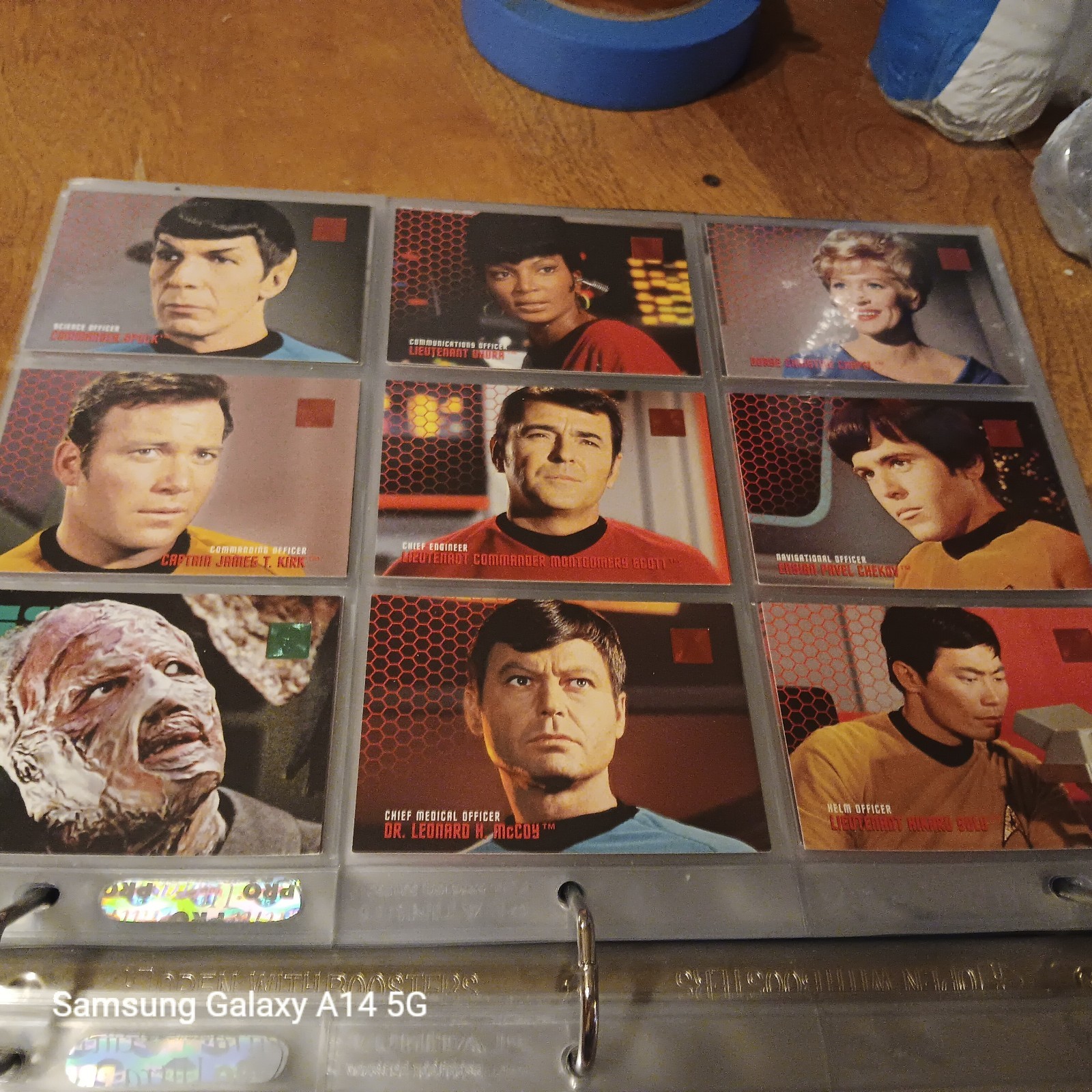 STAR TREK Trading Cards Binder Lot 100+ 1996 Skybox 30 Years TNG Nemesis