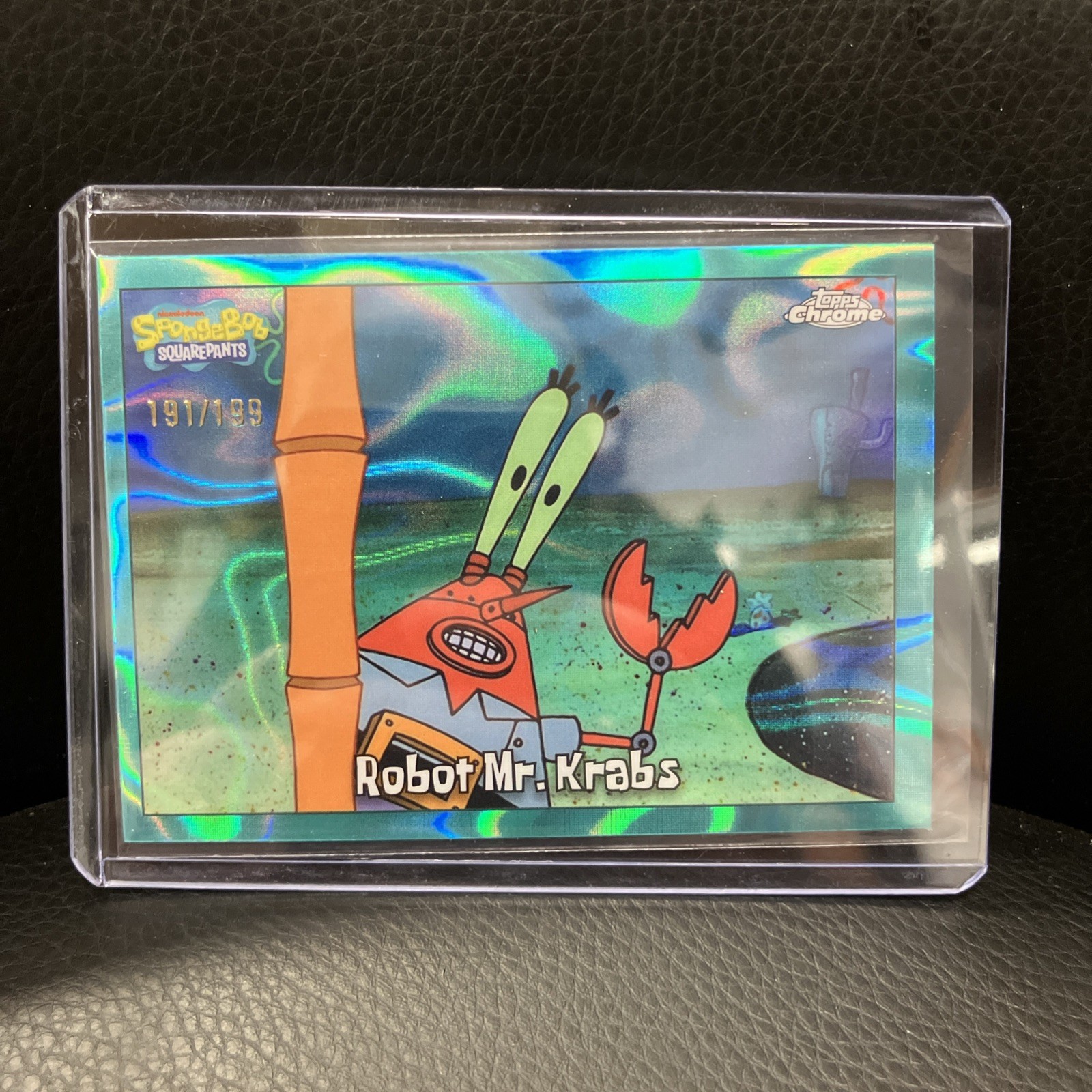 2025 Topps Chrome SpongeBob SquarePants #96 Robot Mr. Krabs  /199