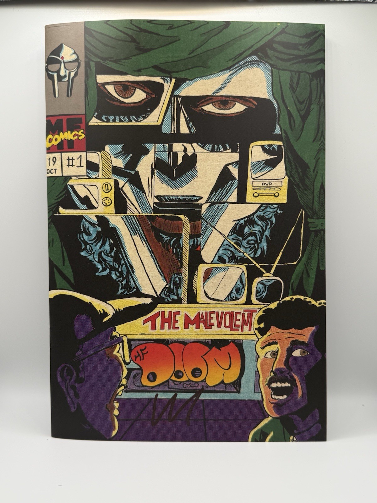 MF DOOM The Malevolent Doom Comic Mateo Mendoza DOOMSDAY Rare Indie Autographed
