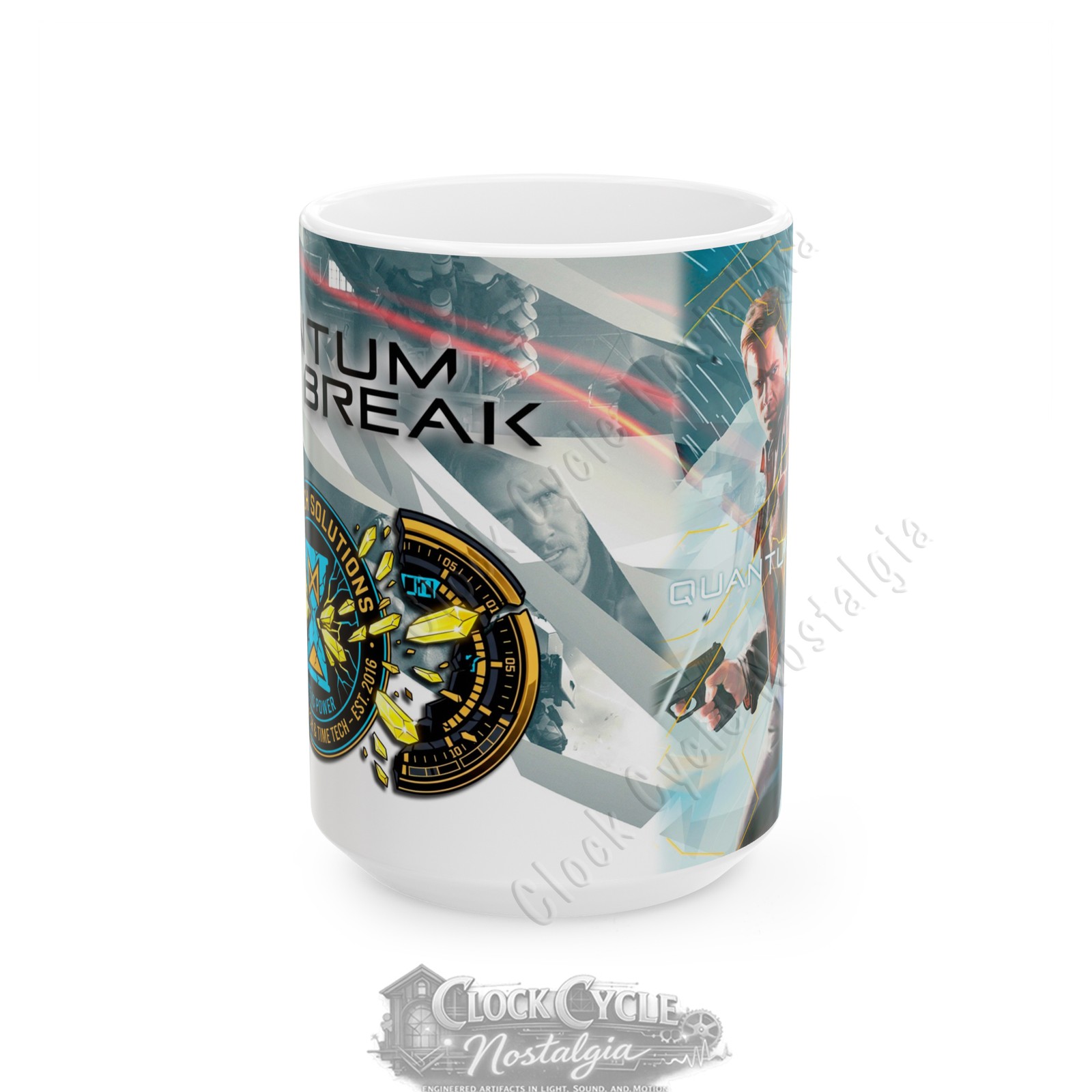 Quantum Break Xbox One Monarch Solutions Retro Gaming Coffee Mug - 2 Sizes 11/15