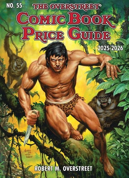 OVERSTREET 2026 COMIC BOOK PRICE GUIDE 55 EDITION SOFTCOVER TARZAN COVER SC