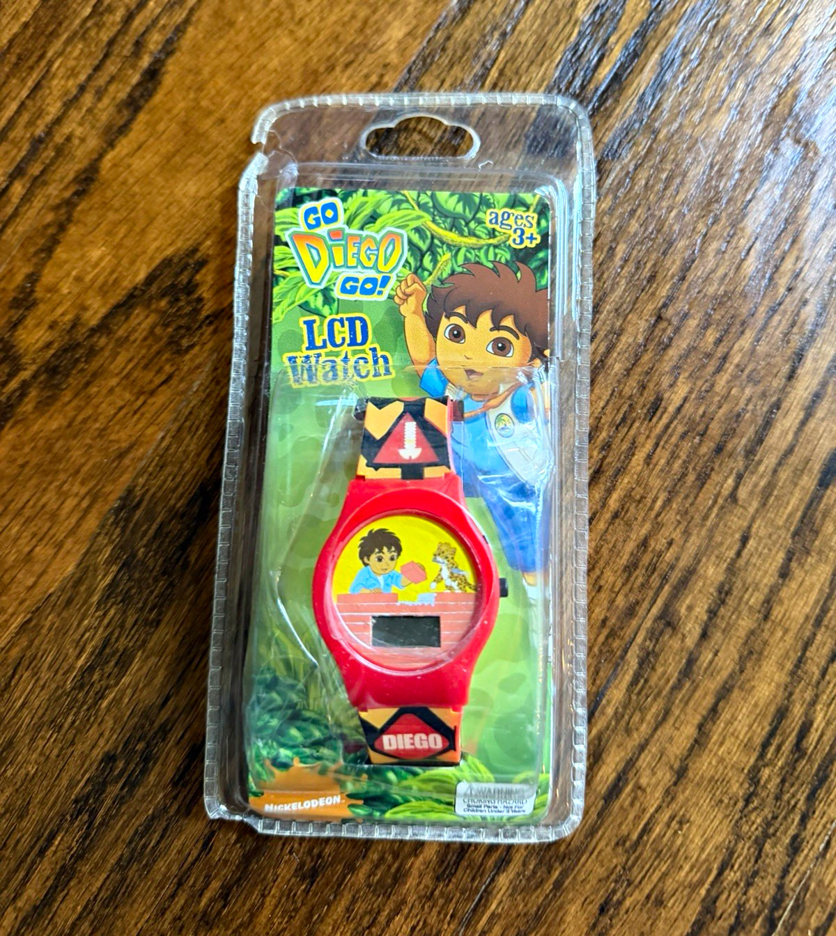 Nickelodeon Go, Diego, Go Red LCD Watch GDG1018A 2009 Ages 3+