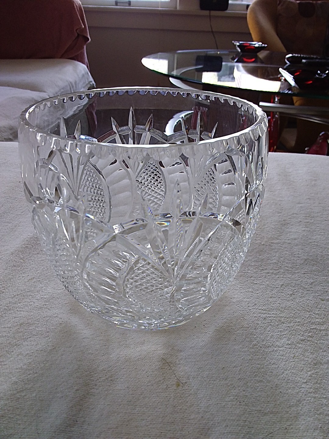 Gorgeous WATERFORD Crystal Wine Rinser / Cooler Signed Ireland