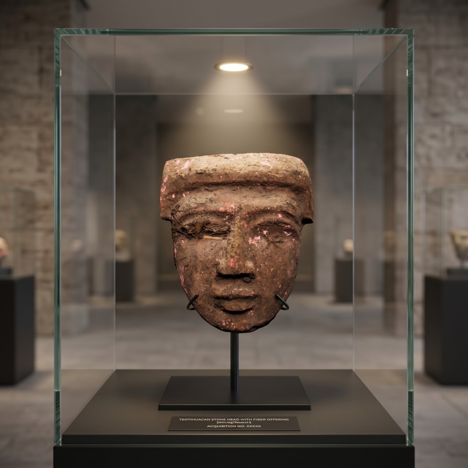 Egyptian Mummy Mask Head Eternal Afterlife Relic, Authentic Antique