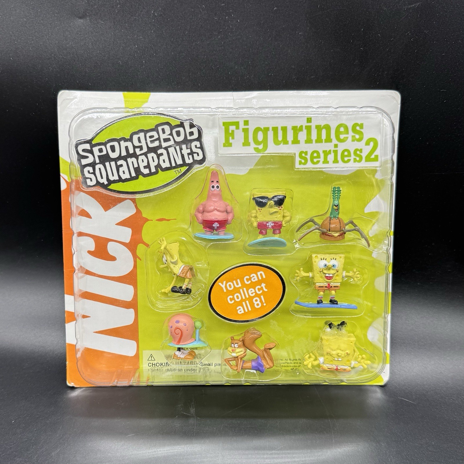 2005 Nickelodeon SpongeBob SquarePants Series 2 PVC Figurines Pack Of 8