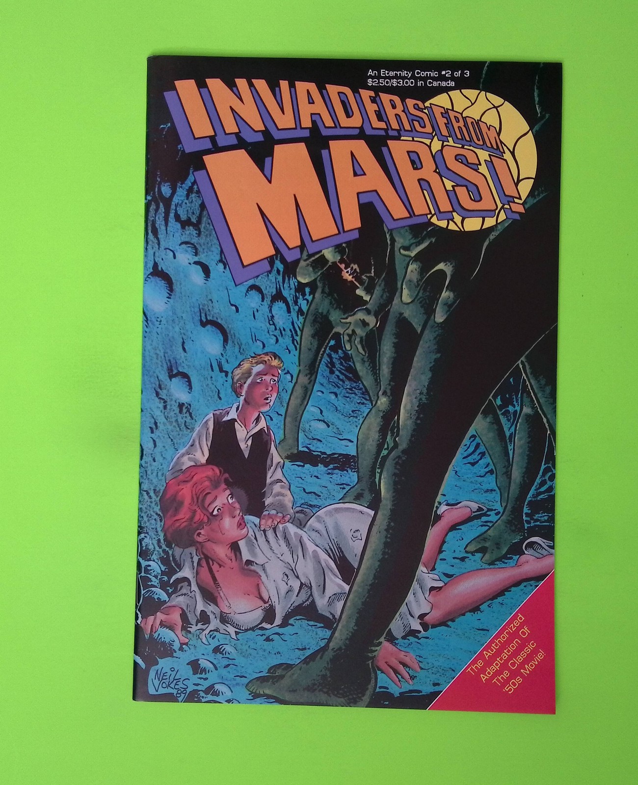 Invaders from Mars #2 Vol. 1 Eternity Comics Higher Grade Comic Book Q135-173