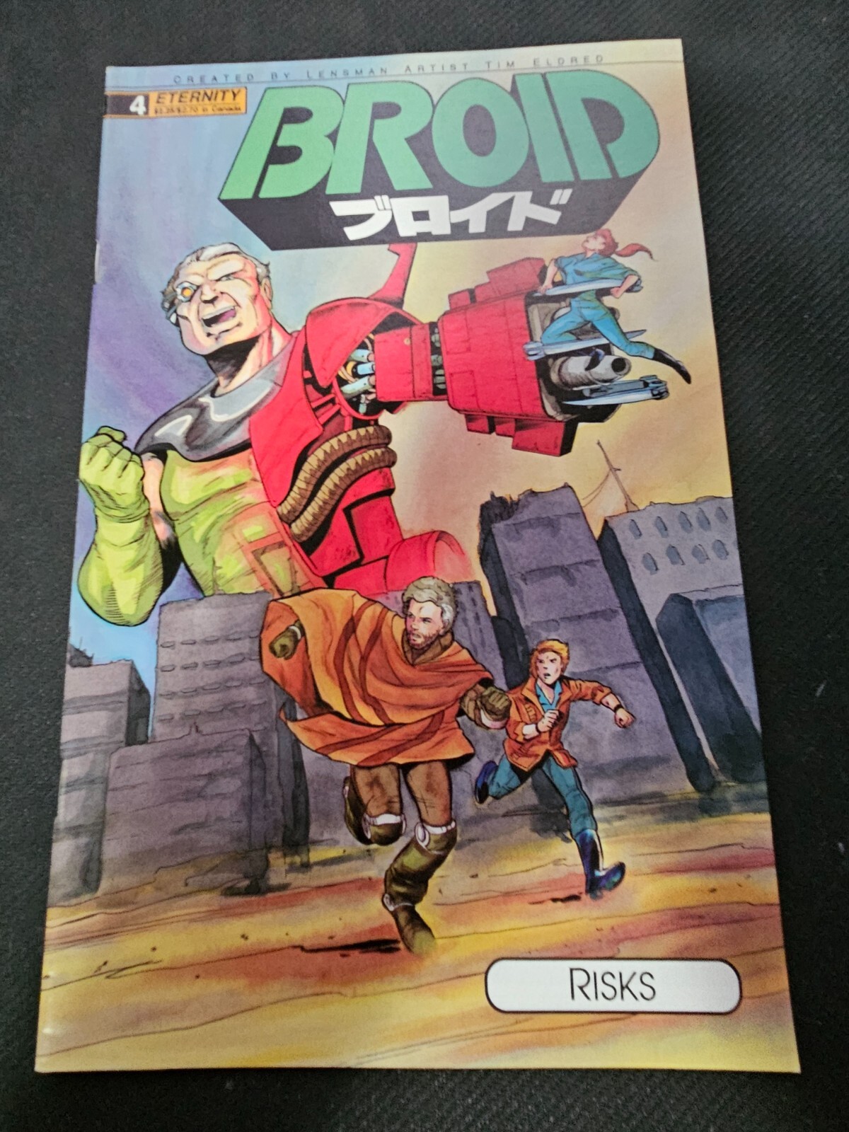Broid #4 August 1990 Eternity Malibu Comics