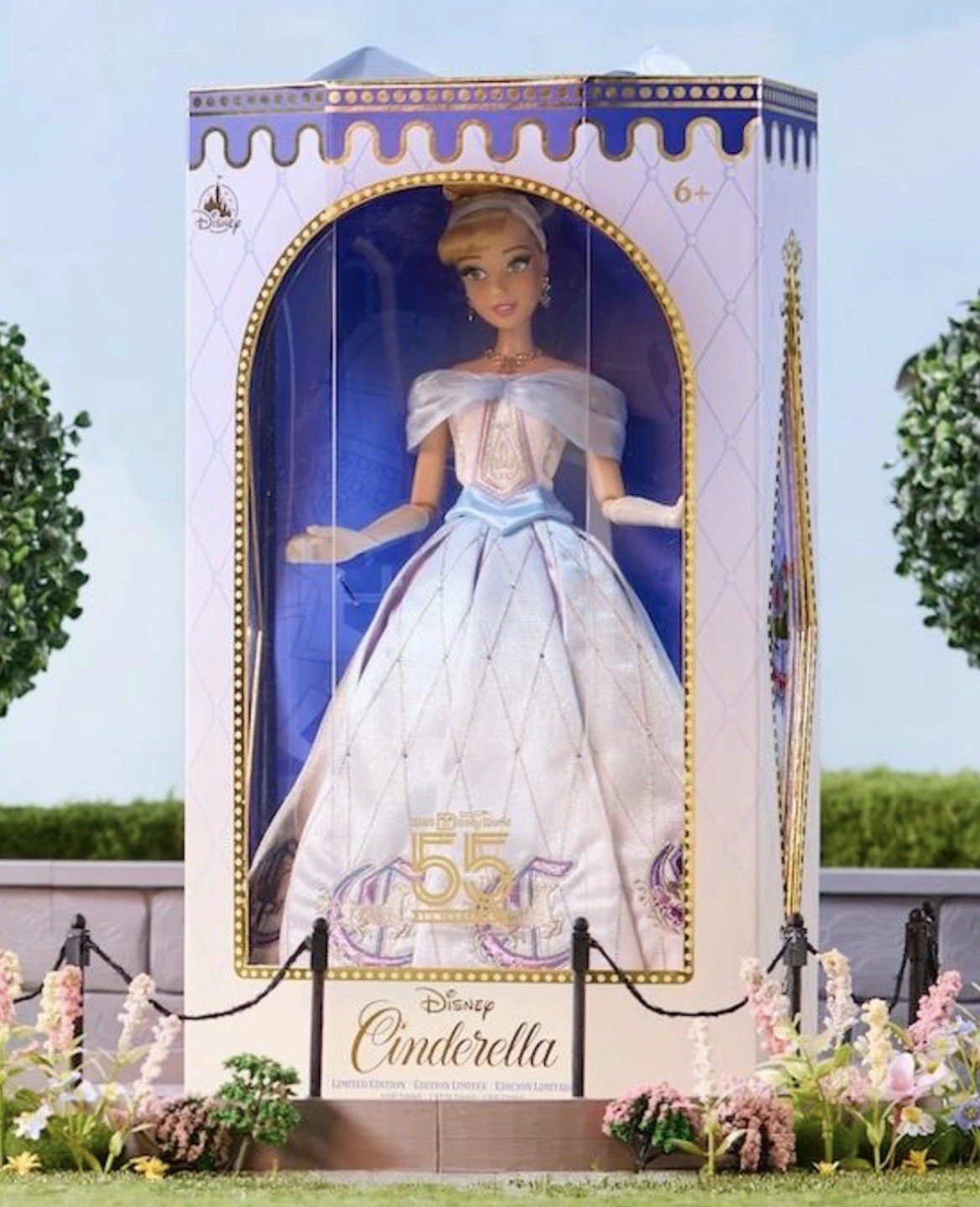 PRESALE 2026 Walt Disney World 55th Anniversary Cinderella Limited Edition Doll