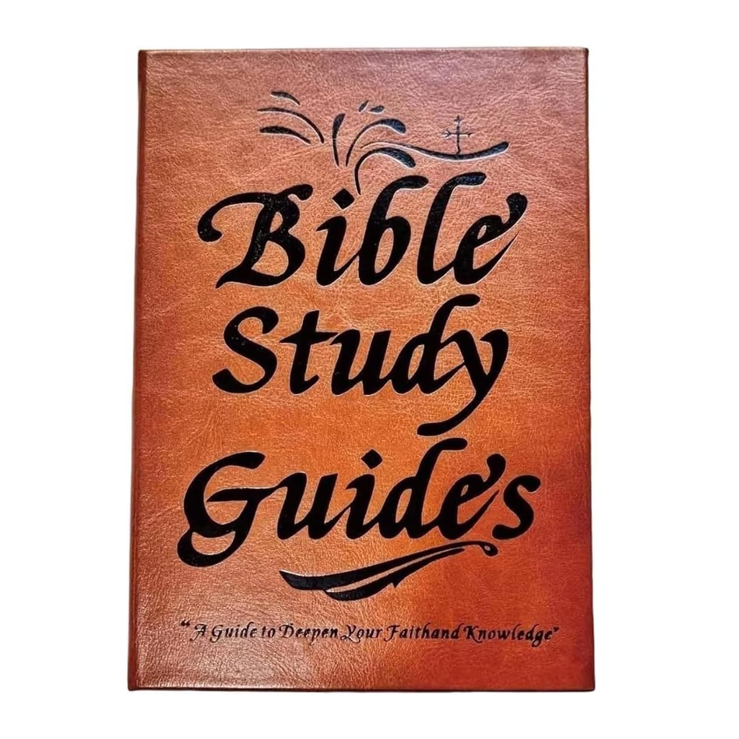 66-Page Bible Study Guide & Year-Long Devotional Journal for Women: A5, brown