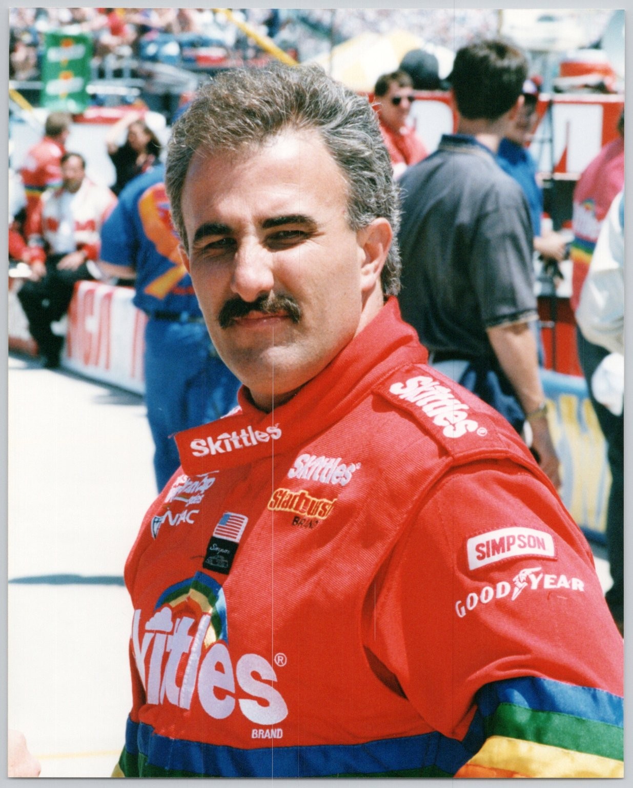 Derrike Cope NASCAR Snapshot Photograph 1997 Michigan Speedway Race Car Driver